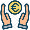 Euro Investment Euro Hand Icon