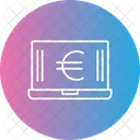 Euro Laptop  Icon