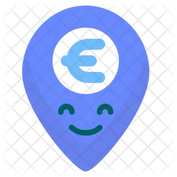 Euro location  Icon