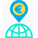 Euro Location  Icon