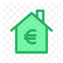 Maison Maison Symbole De Leuro Icône