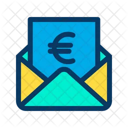 Euro Message  Icon