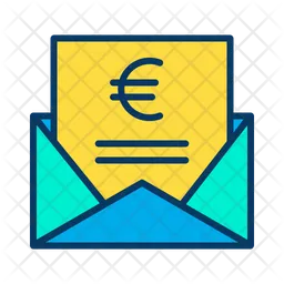 Euro Message  Icon