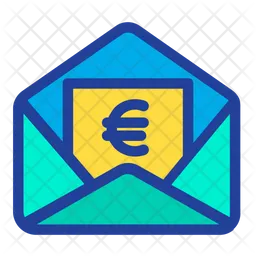 Euro Message  Icon