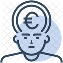 Euro Mind Financial Think Financial Thought Icon