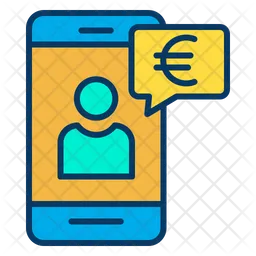 Euro mobile  Icon