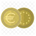 Euro Moeda Dinheiro Ícone