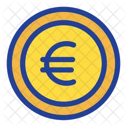 Moeda de euro  Ícone