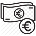 Moeda Euro Cambio Euro Taxa Euro Ícone