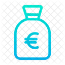 Euro Money Bag  Icon