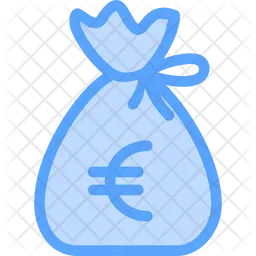 Euro Money Bag  Icon