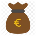 Euro money bag  Icon