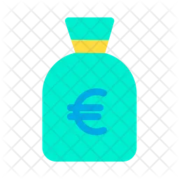 Euro Money Bag  Icon