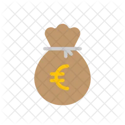 Euro Money Bag  Icon