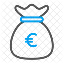 Euro money bag  Icon
