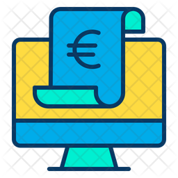 Euro monitor Icon