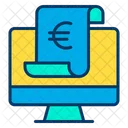Euro monitor  Icon