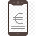 Pagamento Movel Em Euros Euro Celular Icon