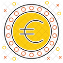 Euro Munze Bargeld Icon