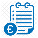Euro Relatorio Dinheiro Ícone