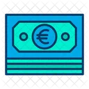 ユーロ紙幣、ユーロ紙幣、ユーロ アイコン