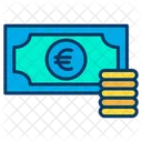 ユーロ紙幣、ユーロ、ユーロ紙幣 アイコン