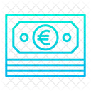 ユーロ紙幣、ユーロ紙幣、ユーロ アイコン