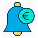 Euro Notification Bell Notification Icon