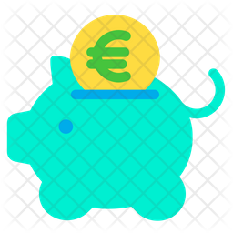 Euro Piggy Icon