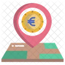 Euro Pin  Icon