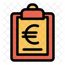 Euro Portapapeles Lista Icon