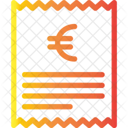 Euro-Quittung  Symbol