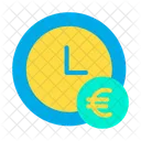 Reloj euro  Icono