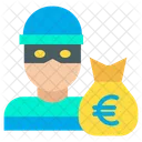 Euro Money Money Bag Icon