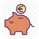 Mpiggy Bank Euro Euro Savings Savings Symbol