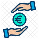 Sicherer Euro Geschutzter Euro Symbol