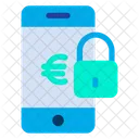 Movil Bloqueo De Contrasena Seguridad De Pagos En Linea Icono