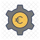 Euro Setting Money Setting Financial Configuration Icon