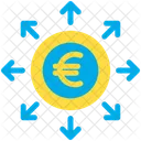 Euro Spending Invest Icon