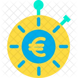 Euro-Stoppuhr  Symbol