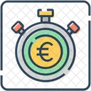 Euro Stopwatch  Icon