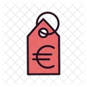 Euro Tag Shopping Discount Icon
