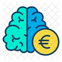 Euro Think Euro Brain Brain Icon