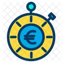 Euro Time Budget Icon