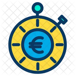Euro Time Budget  Icon