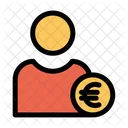 Euro User  Icon