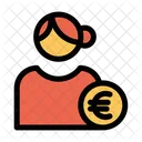 Euro User Euro Profile Female Profile Icon