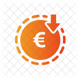 Euro-Abnahme  Symbol