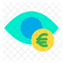 Euro Eye Eye Euro Icon