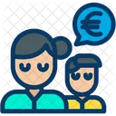 Dollar Man Woman Icon